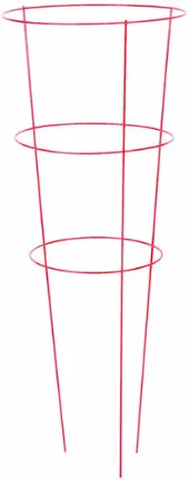 42  PROMO TOMATO CAGE RED 42X14 3RING3LEG
