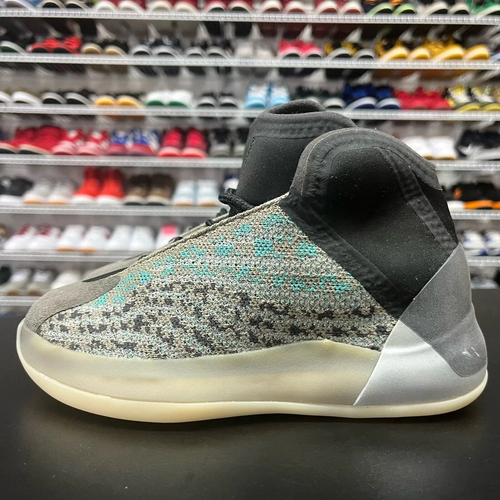 Adidas Yeezy YZY QNTM Quantum Kids Teal Blue G58865 Size 13.5K