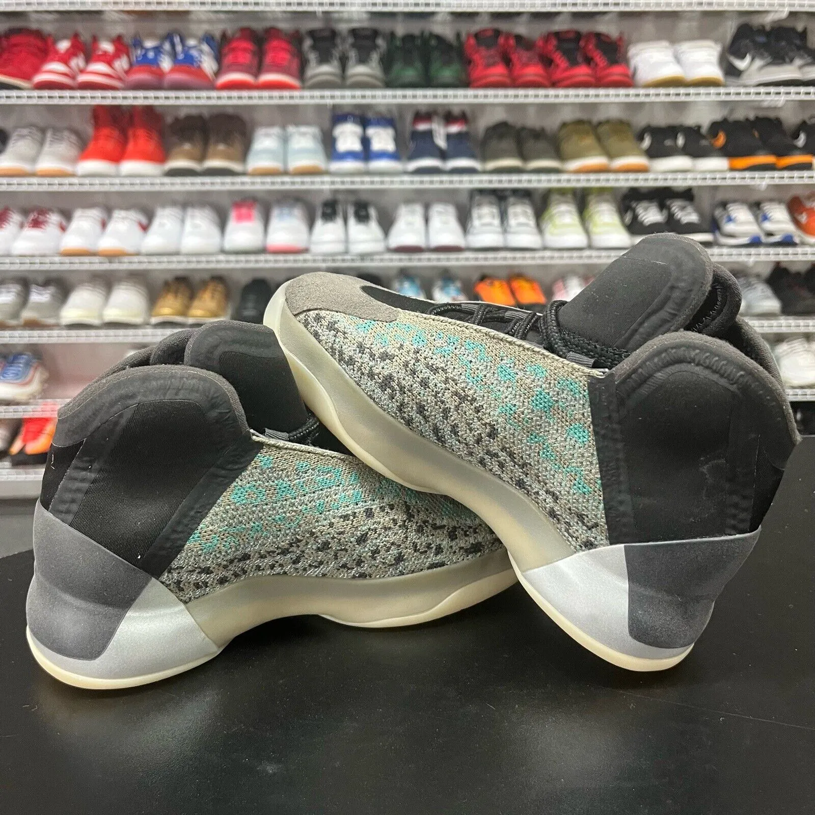 Adidas Yeezy YZY QNTM Quantum Kids Teal Blue G58865 Size 13.5K