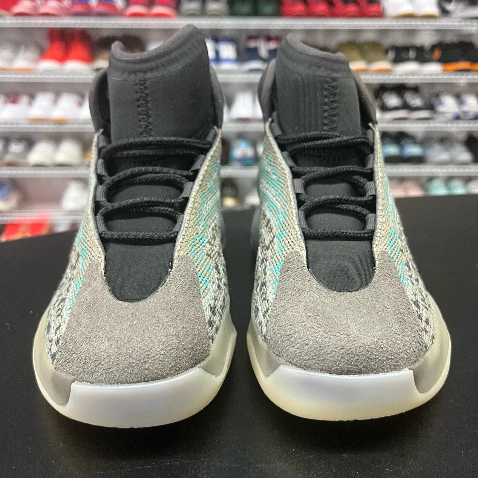 Adidas Yeezy YZY QNTM Quantum Kids Teal Blue G58865 Size 13.5K