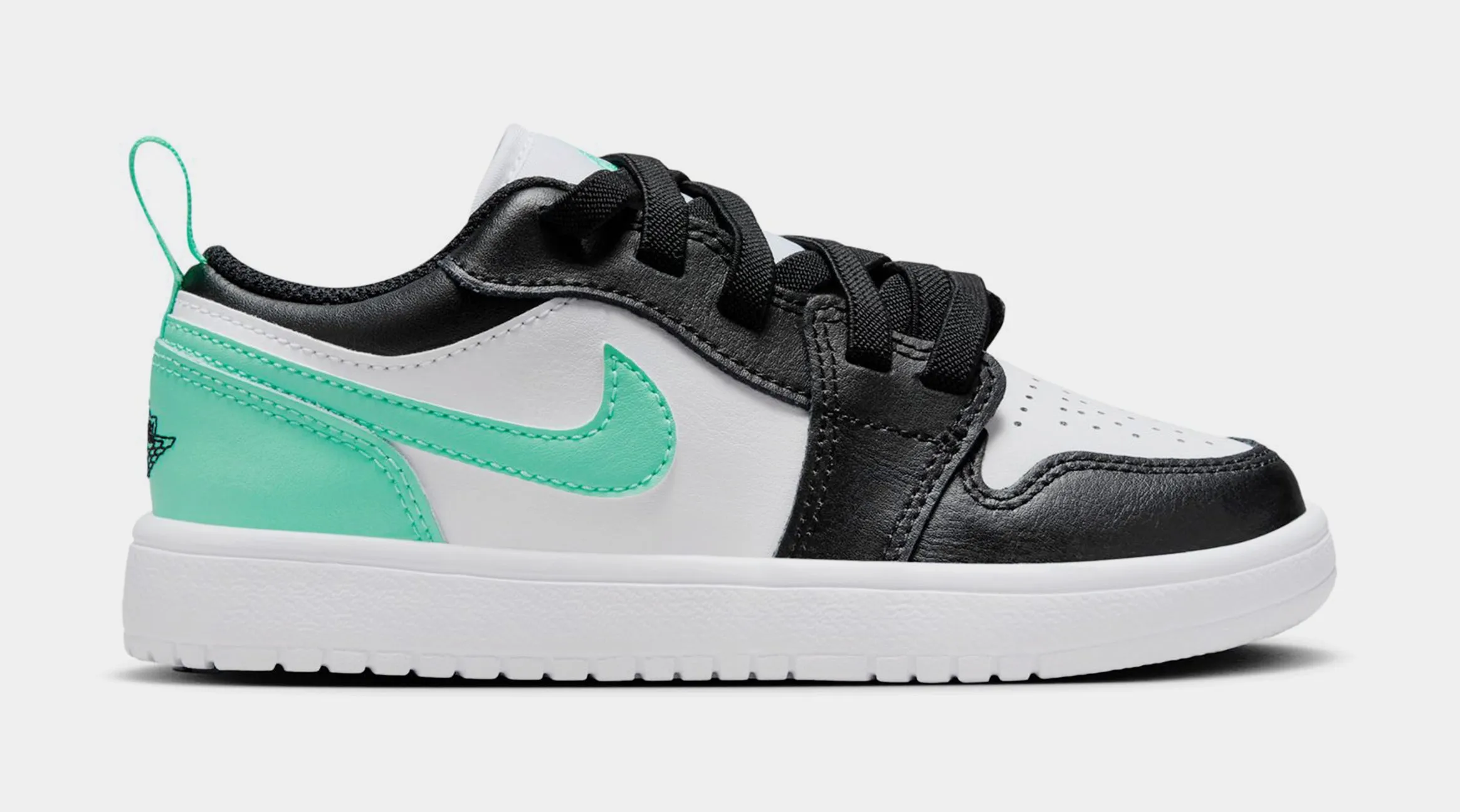 Air Jordan 1 Low Alt Preschool Lifestyle Shoes (White/Green Glow/Black)
