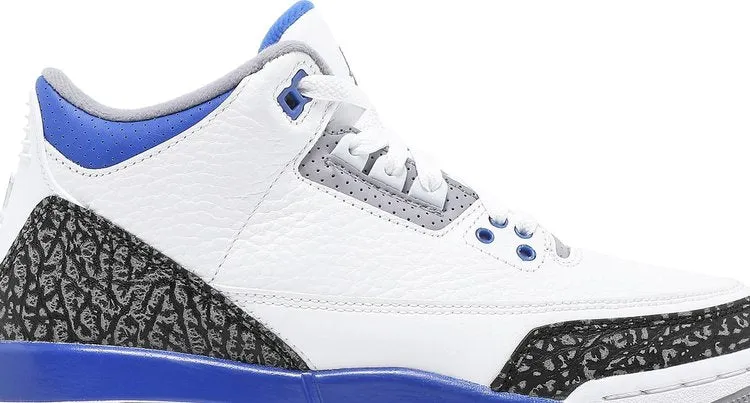 Air Jordan 3 Retro GS Racer Blue, white
