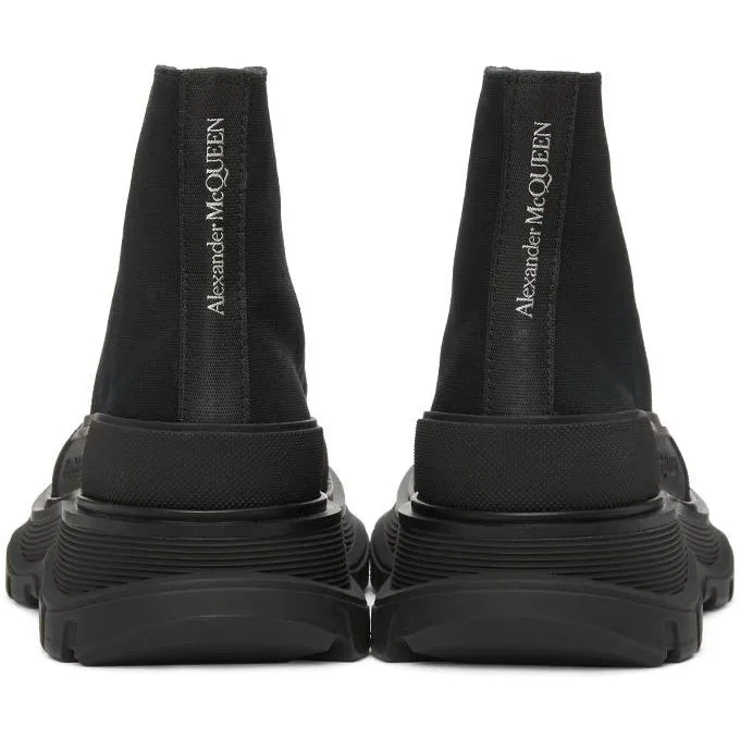 Alexander McQueen Black Tread Slick High Sneakers