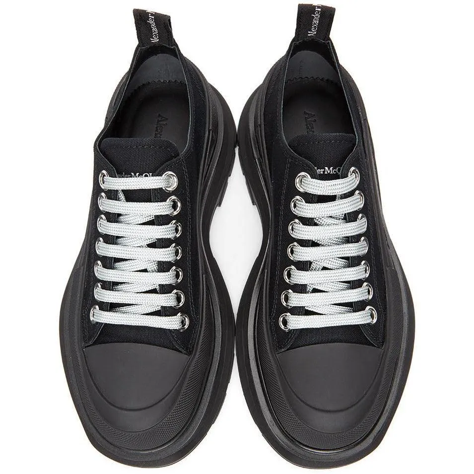 Alexander McQueen SSENSE Exclusive Black Tread Slick Sneakers
