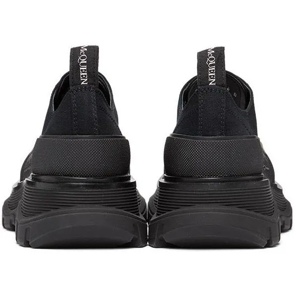 Alexander McQueen SSENSE Exclusive Black Tread Slick Sneakers