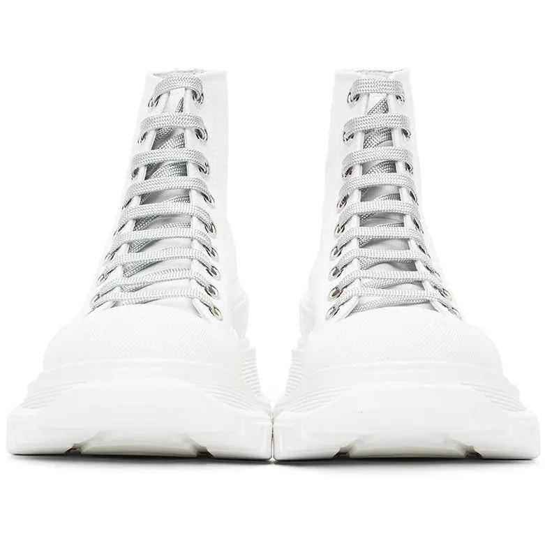 Alexander McQueen White Tread Slick Sneakers