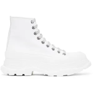 Alexander McQueen White Tread Slick Sneakers
