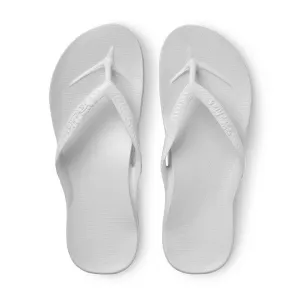 Archies Arch Support Flip Flops/Thongs - White