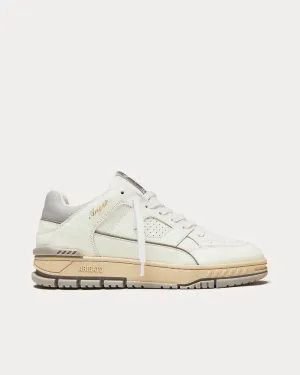 Area 'Gargoyle' White / Grey Low Top Sneakers