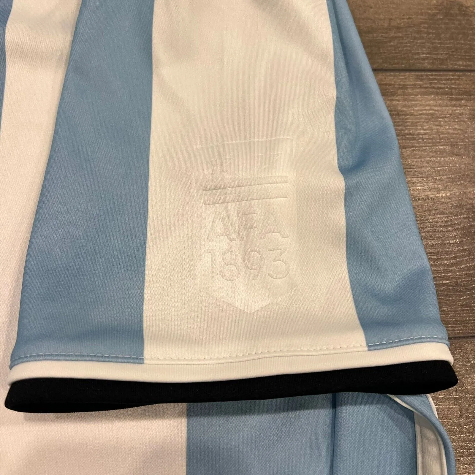 Argentina Adidas AFA Authentic Soccer Jersey Climacool