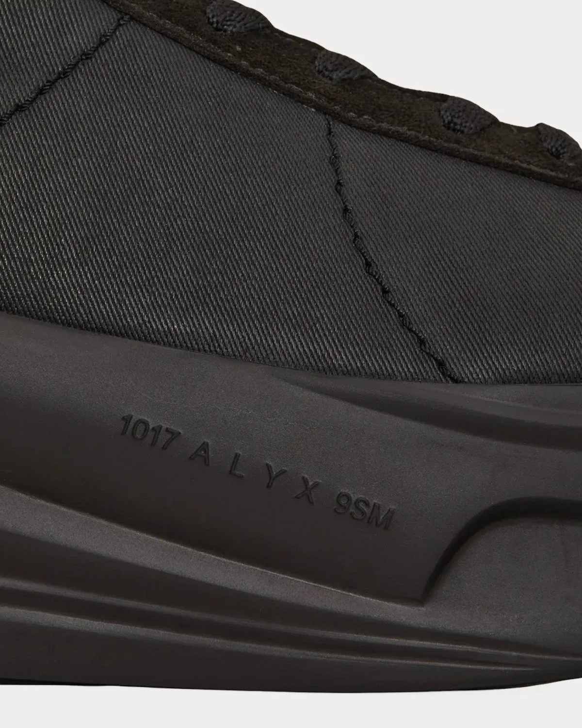 Aria Treated Canvas Black High Top Sneakers