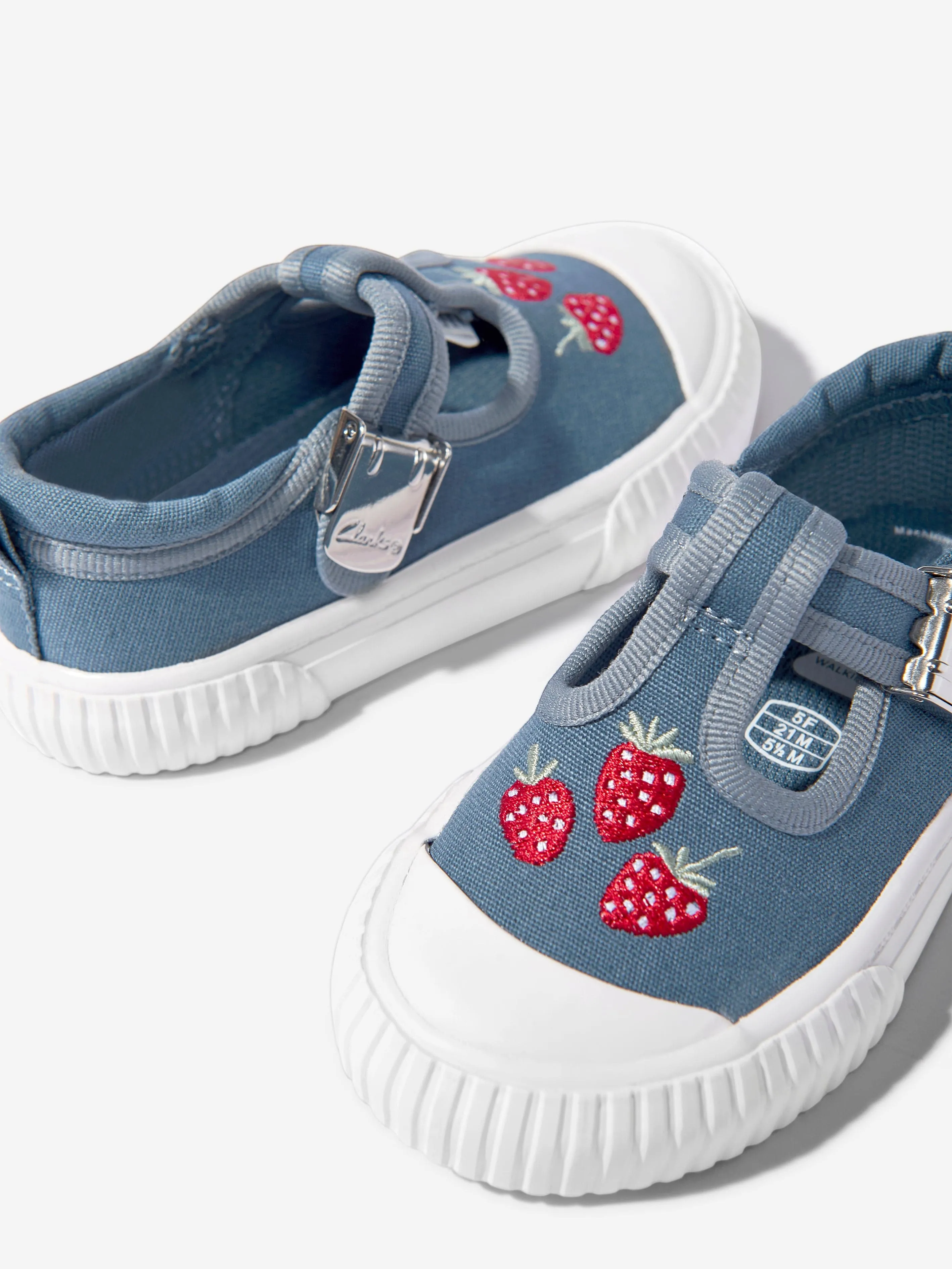 Baby Foxing Berry Pumps in Blue