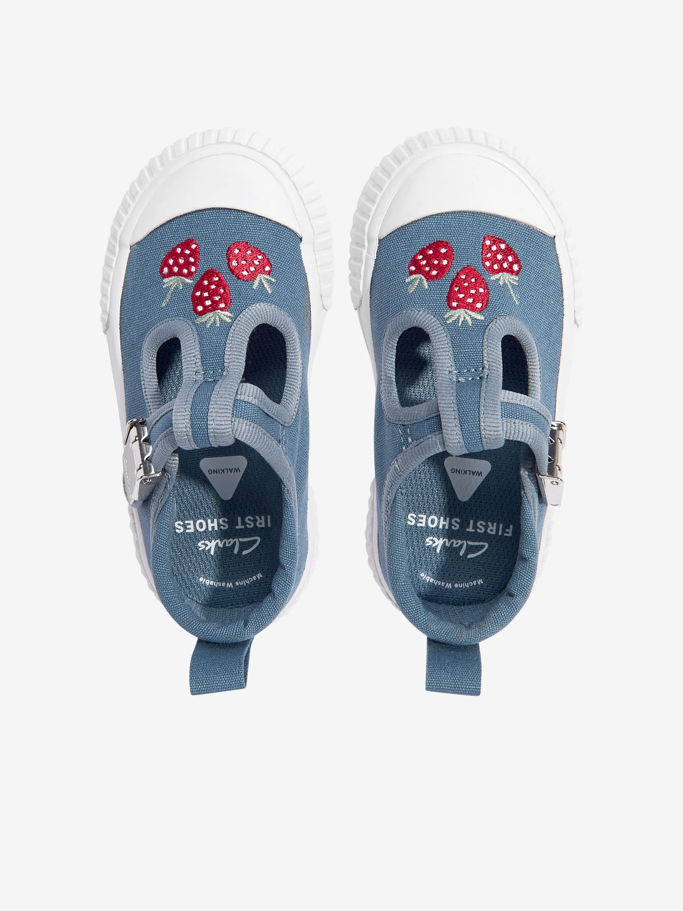 Baby Foxing Berry Pumps in Blue
