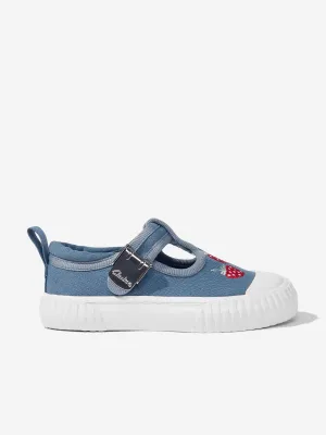 Baby Foxing Berry Pumps in Blue
