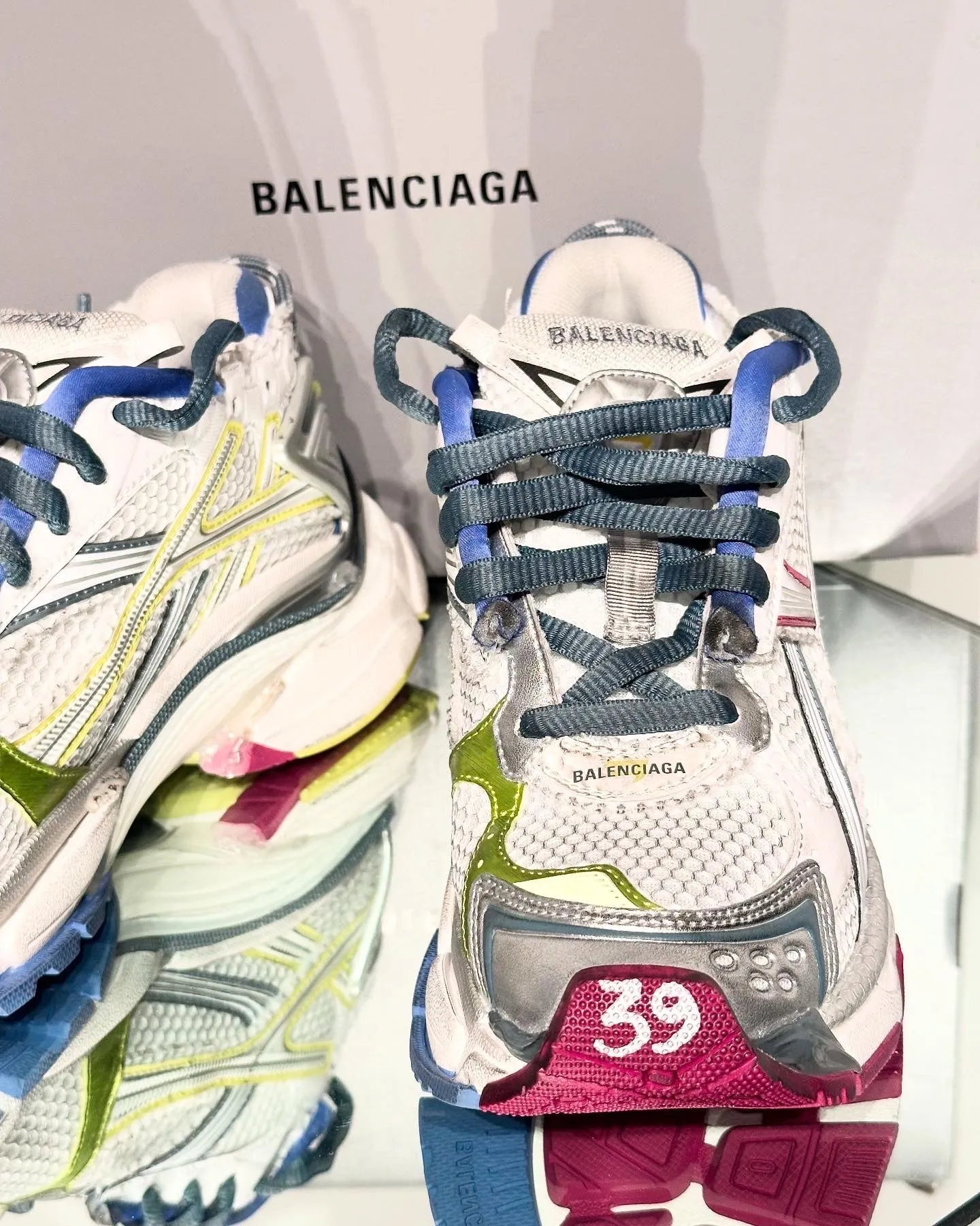 BALENCIAGA Multi Colour Sneakers