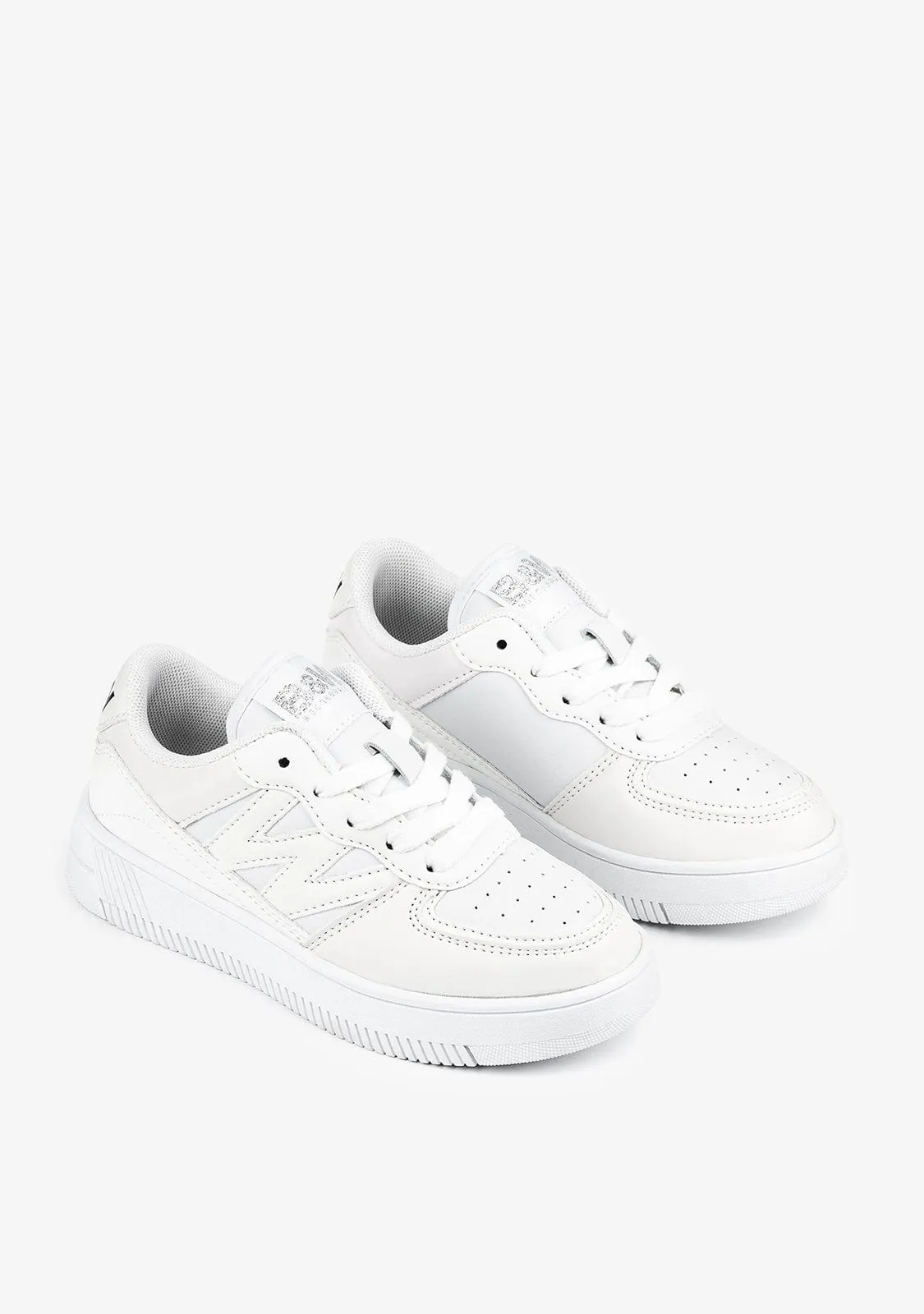 B&W White Glow in the Dark Sneakers