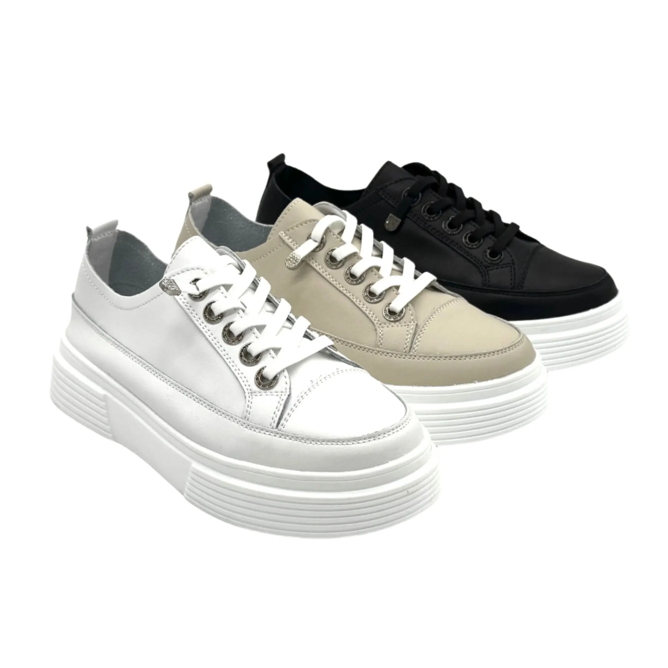 BONAVI 31F15-21 Platform Sneakers