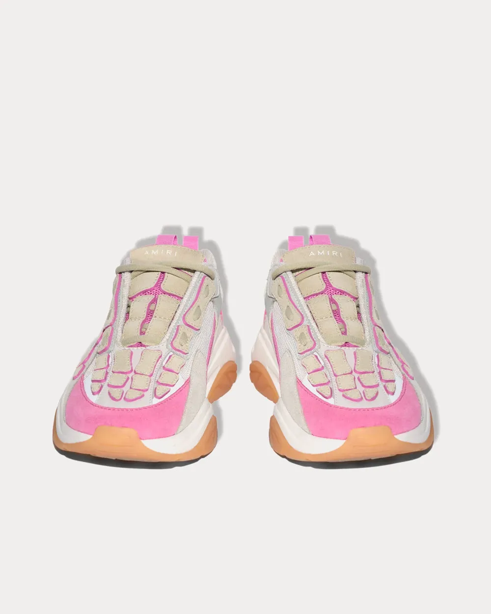 Bone Runner Pink / Tan Low Top Sneakers
