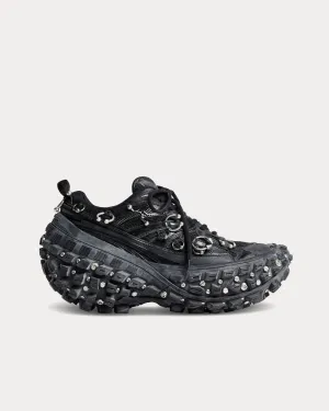 Bouncer Screw with Piercings Black Low Top Sneakers