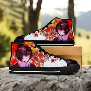 Bungou Stray Dogs Osamu Dazai Shoes High Tops Sneakers for Kids and Adults