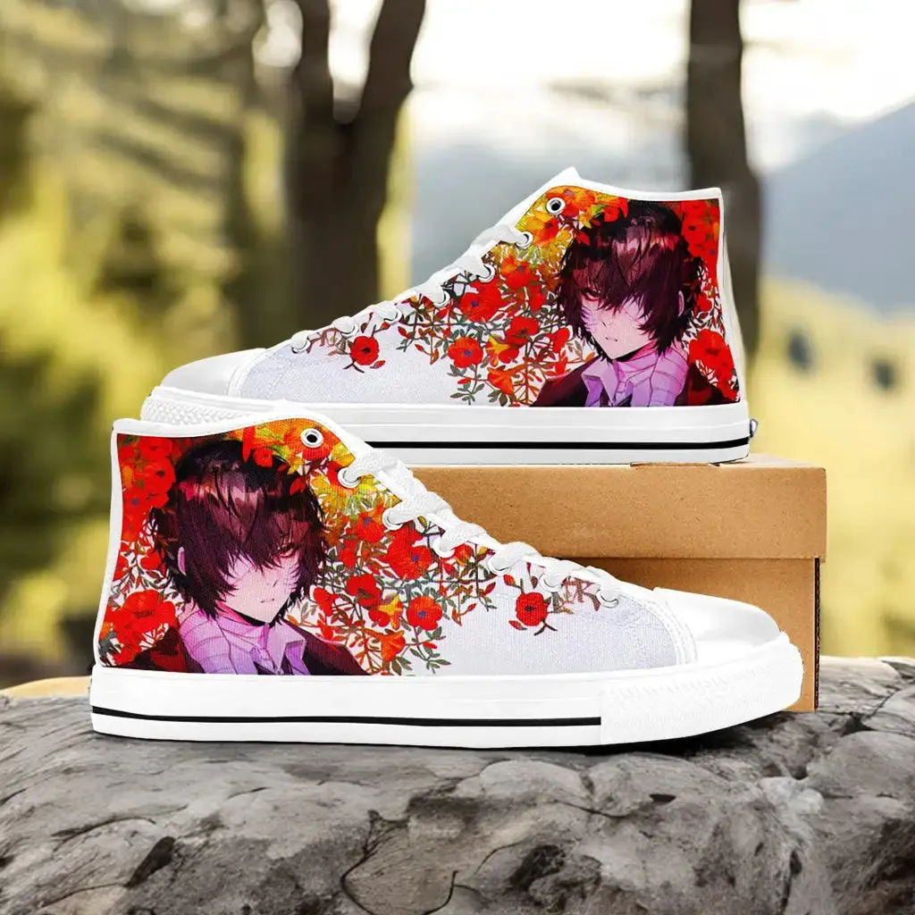 Bungou Stray Dogs Osamu Dazai Shoes High Tops Sneakers for Kids and Adults
