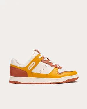 C201 Yellow Gold Low Top Sneakers