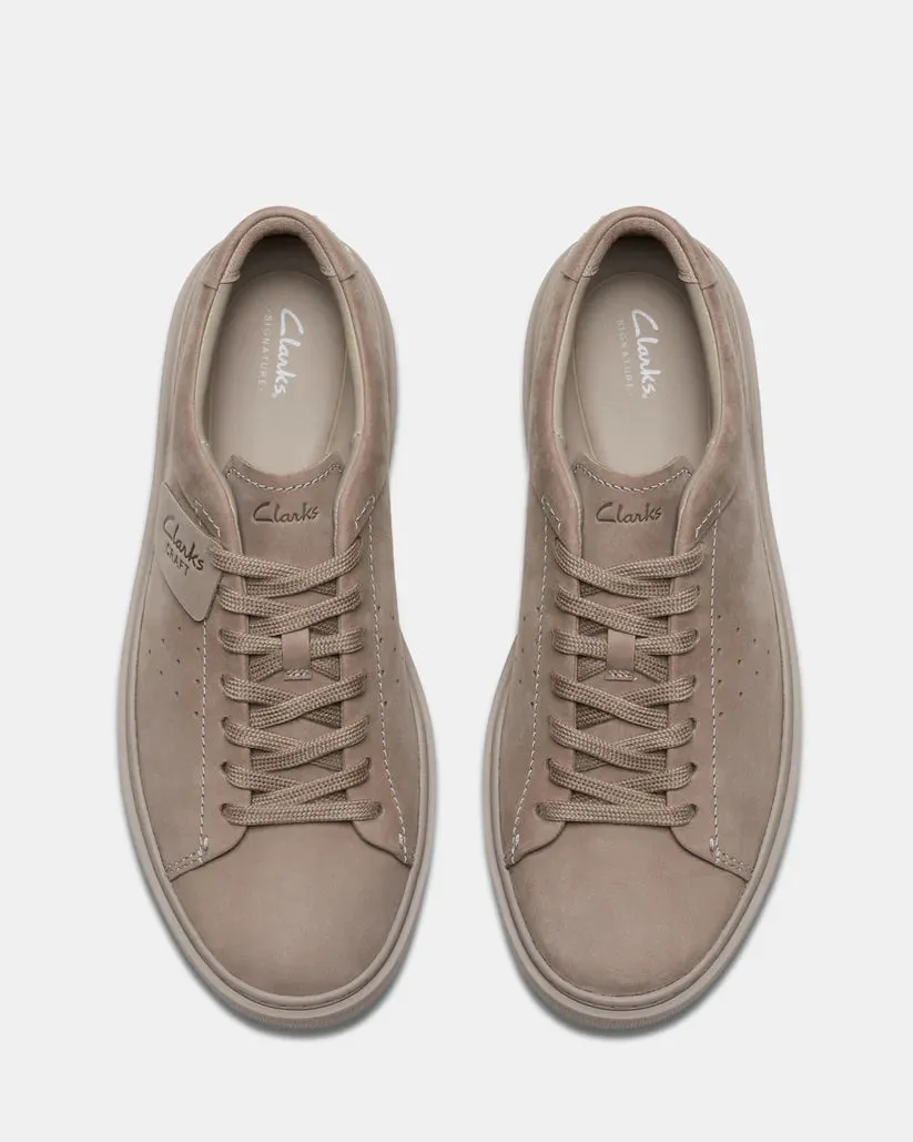 Clarks GREY Leather Sneakers