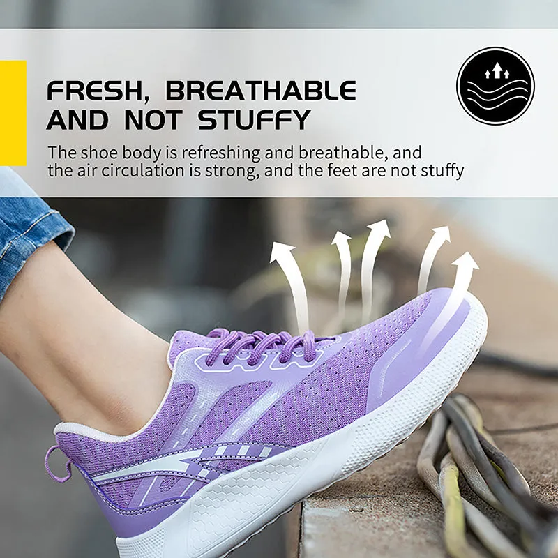 Comfortable Steel Toe Tennis Work Shoes For Womens Tfwmgv S108