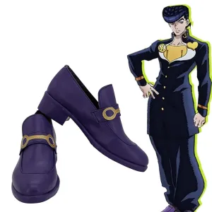 Comics Anime JoJo's Bizarre Adventure Josuke Higashikata Cosplay Shoes Boots Custom Made for Adult Men and Women Halloween Carnival