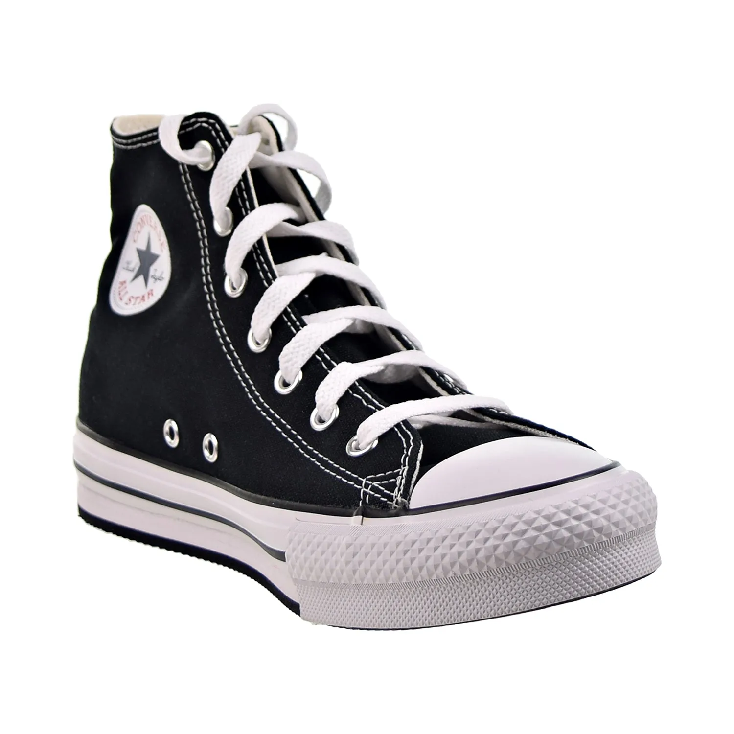 Converse Chuck Taylor All Star Hi EVA Platform Kids' Shoes Black-White