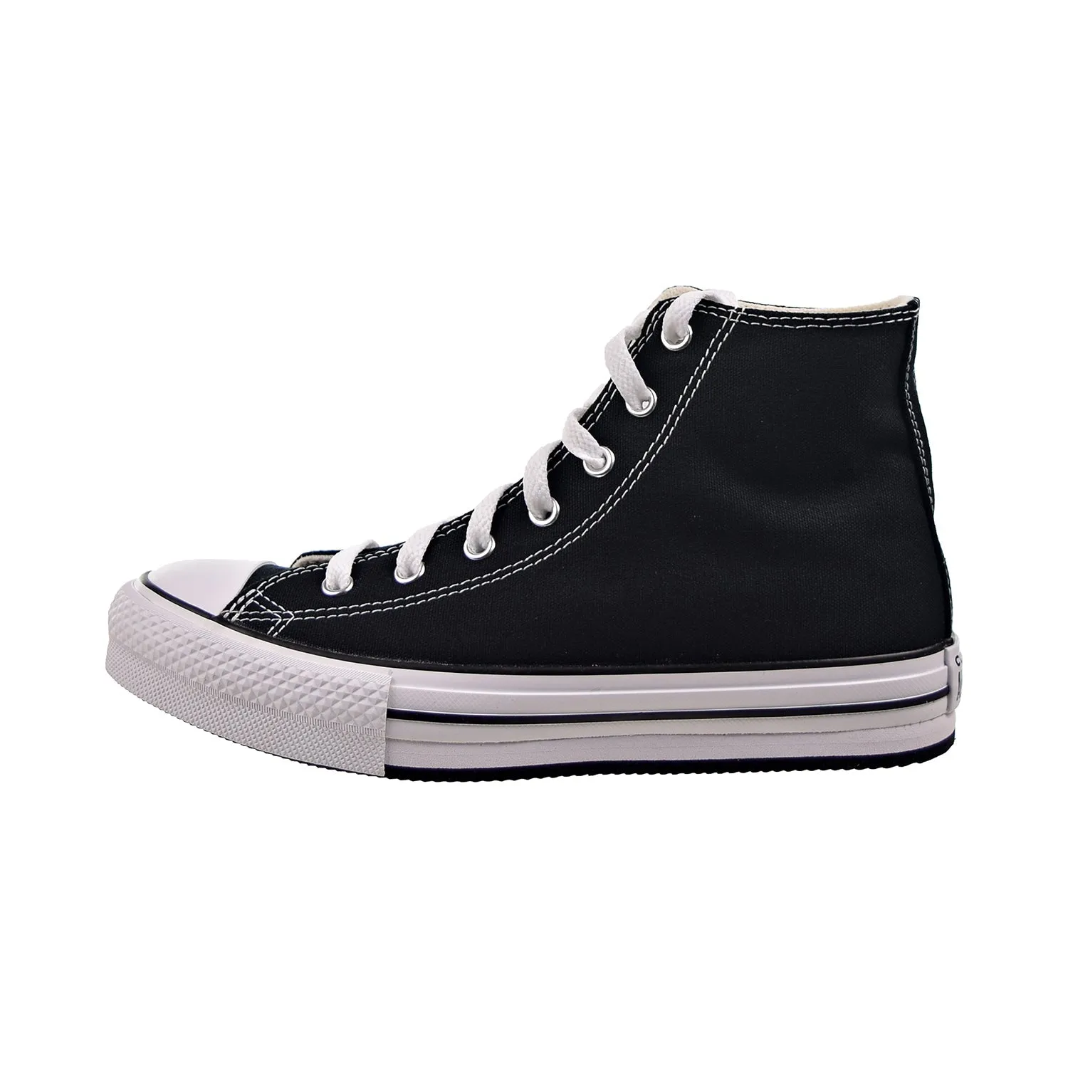 Converse Chuck Taylor All Star Hi EVA Platform Kids' Shoes Black-White