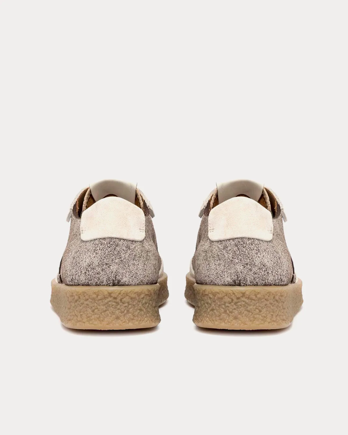 Crespo Brick Red Suede Low Top Sneakers