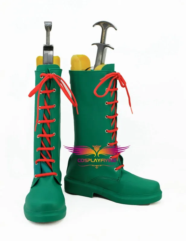 DC Comics Batman Damian Wayne Robin Cosplay Shoes Boots Custom Made for Adult Men and Women