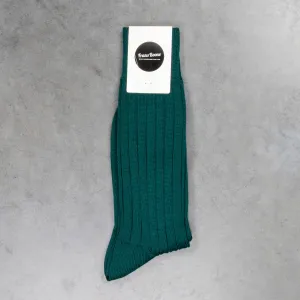 Frans Boone Socks Pura Lana Merinos Pesante Reseda