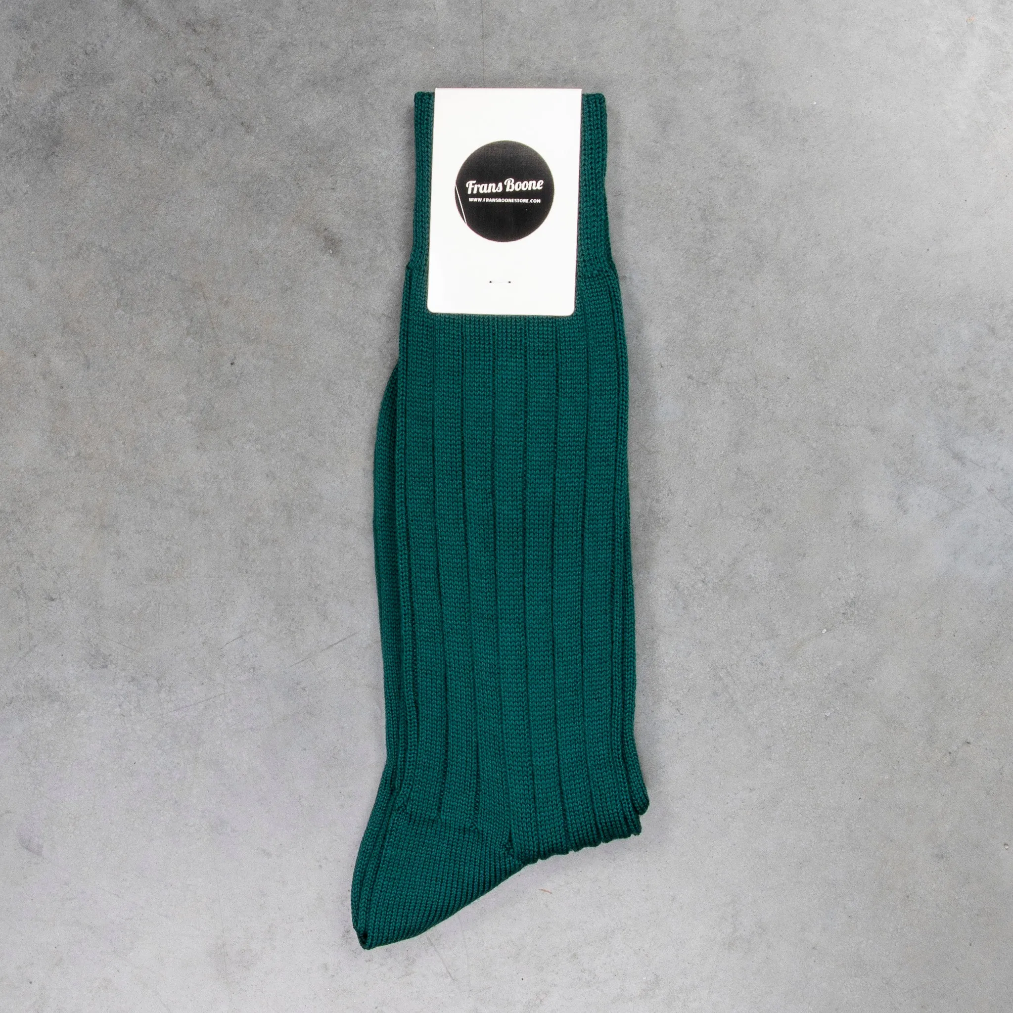 Frans Boone Socks Pura Lana Merinos Pesante Reseda