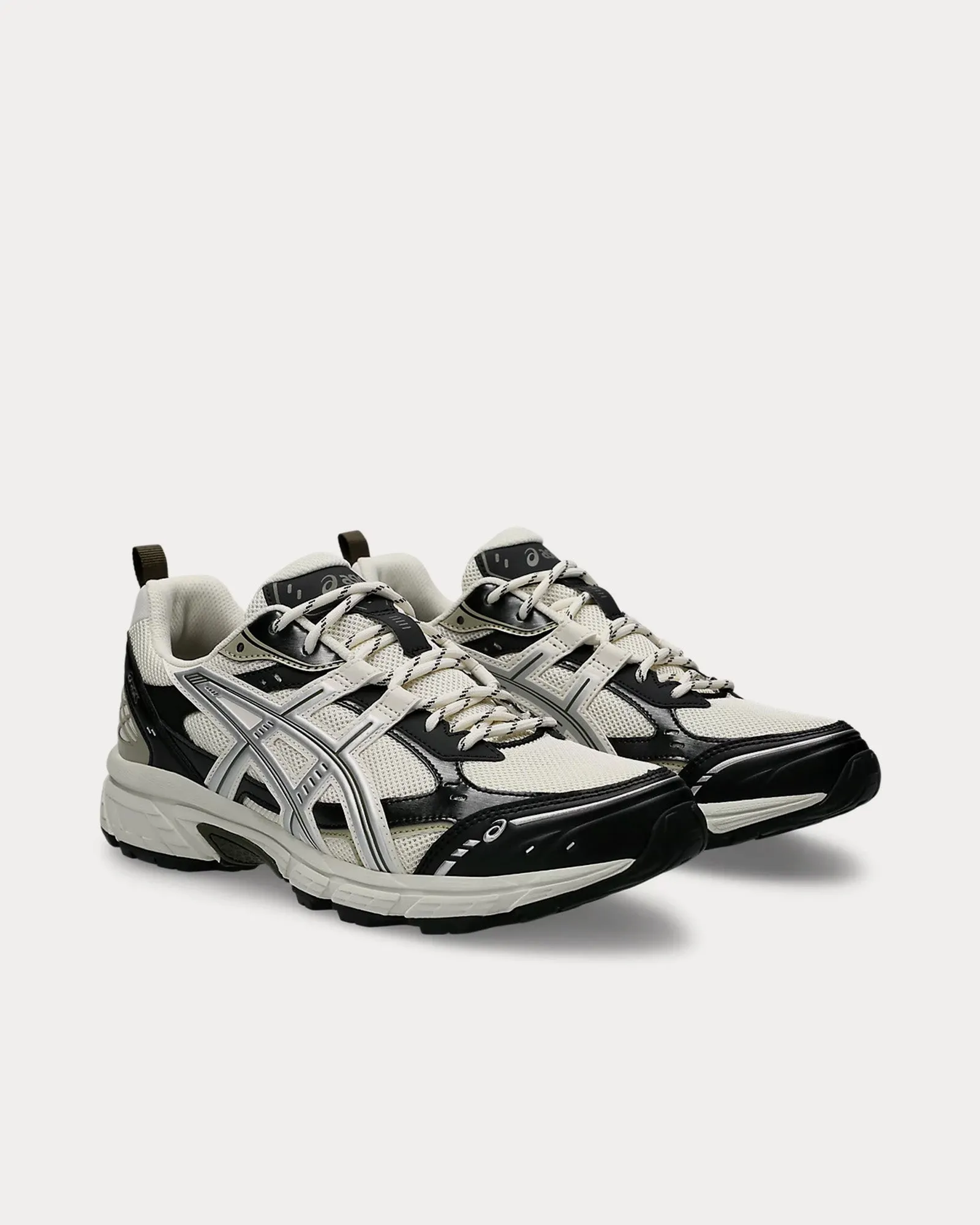 Gel-Nunobiki Cream / Dark Olive Low Top Sneakers