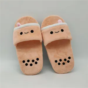 Grace - Cute Cartoon Boba Slippers