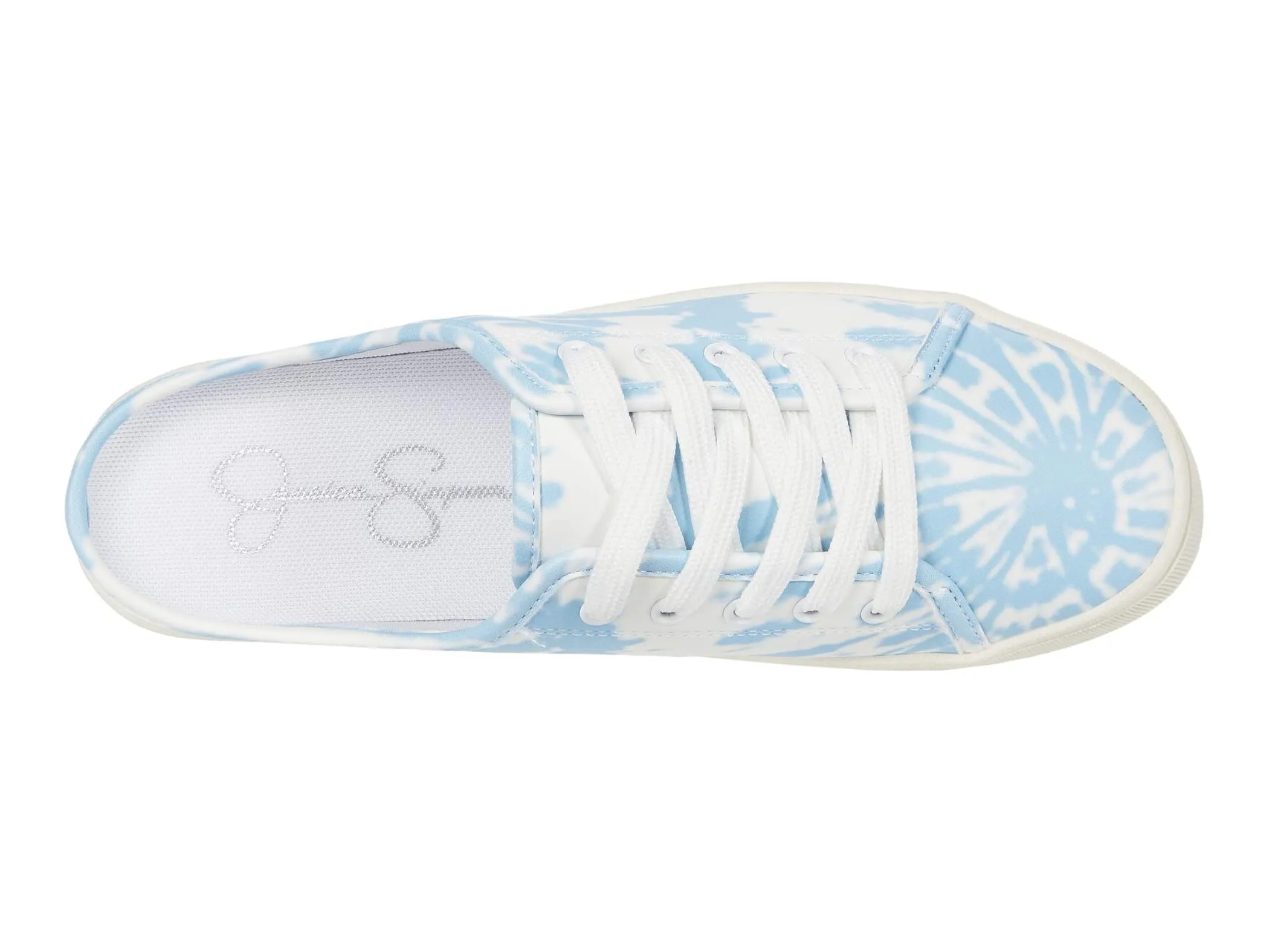 Jessica Simpson Eyden lace-up Mules Sneaker (8.5, BRIGHT WHITE COMBO)
