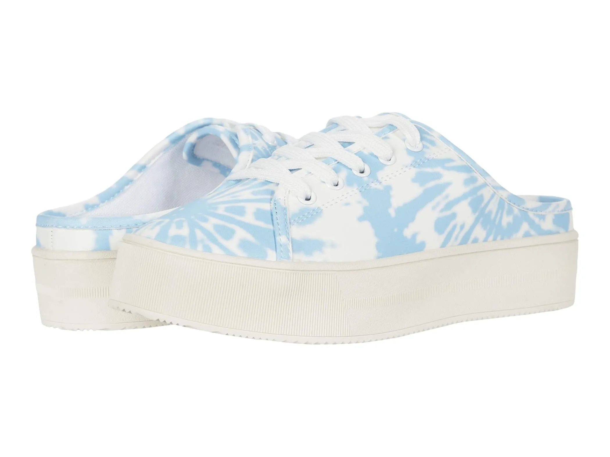 Jessica Simpson Eyden lace-up Mules Sneaker (8.5, BRIGHT WHITE COMBO)