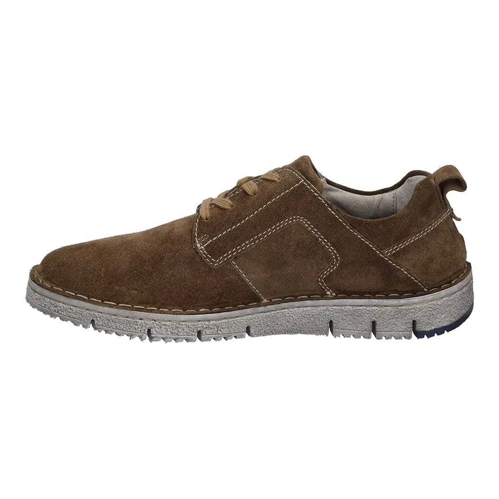 Josef Seibel Ruben 49 Mens Brown Leather Arch Support Lace Up Shoes