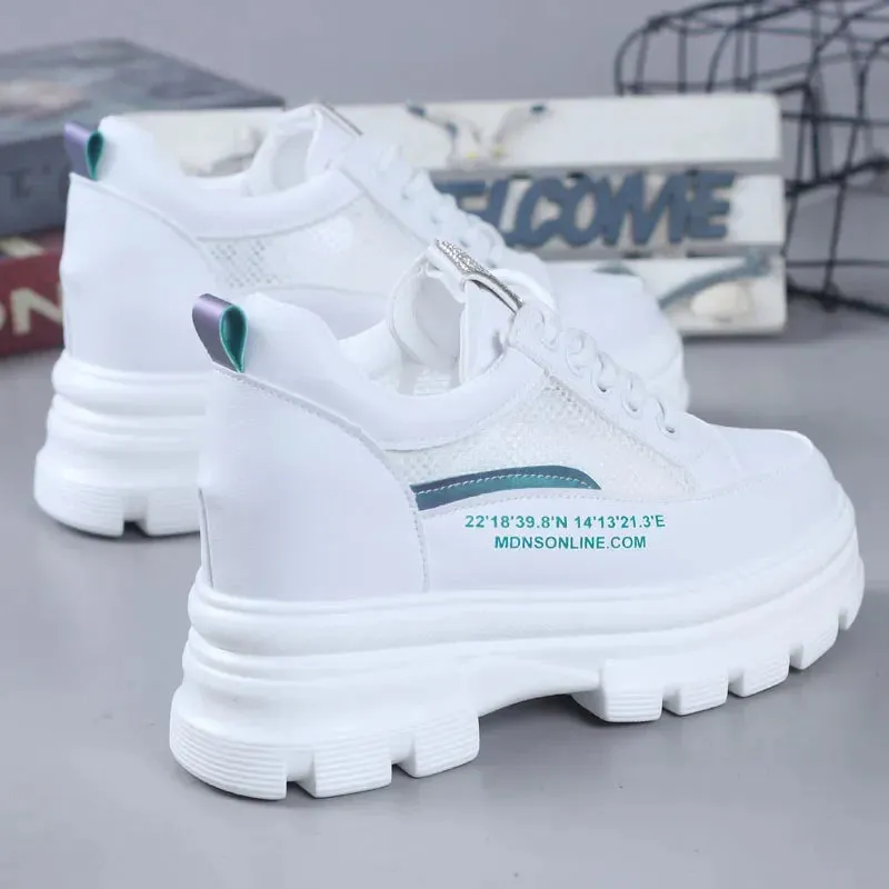 Joskaa 2024 New Platform Sneakers Women White