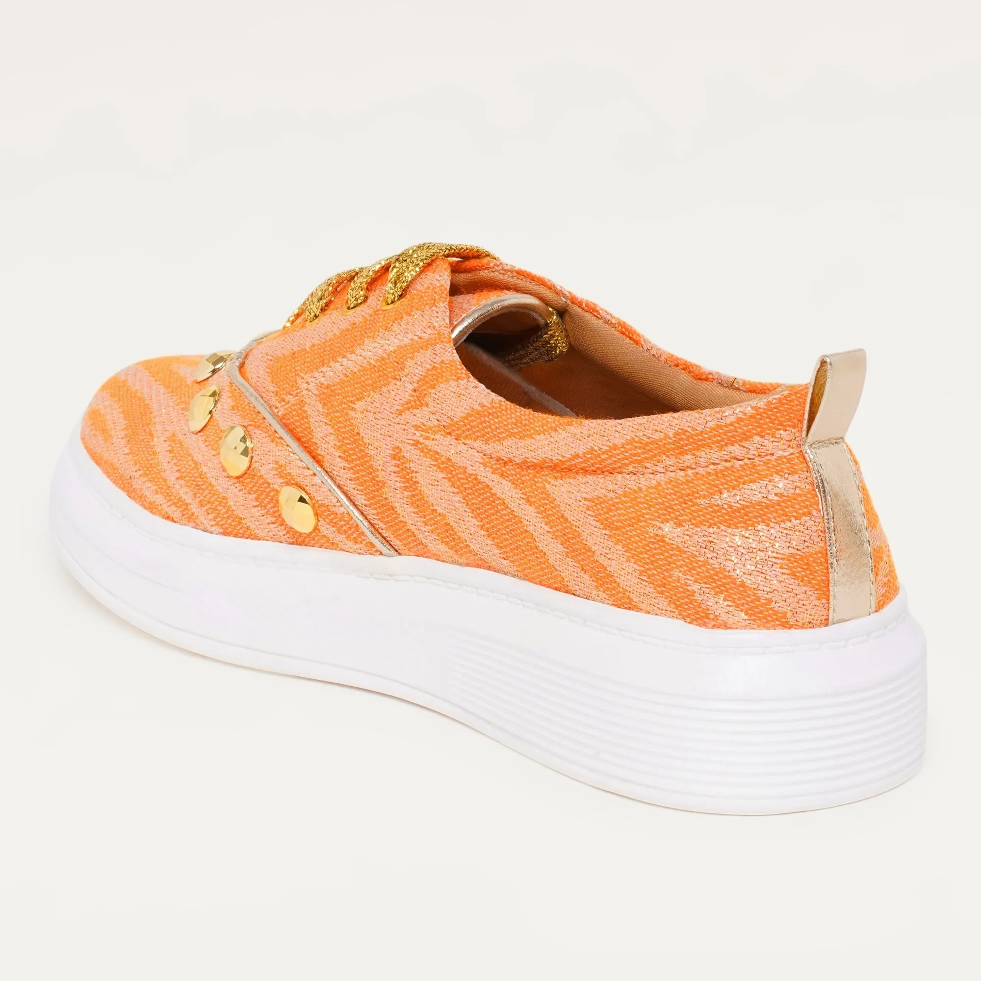 Juliet Sneakers in Royal Orange