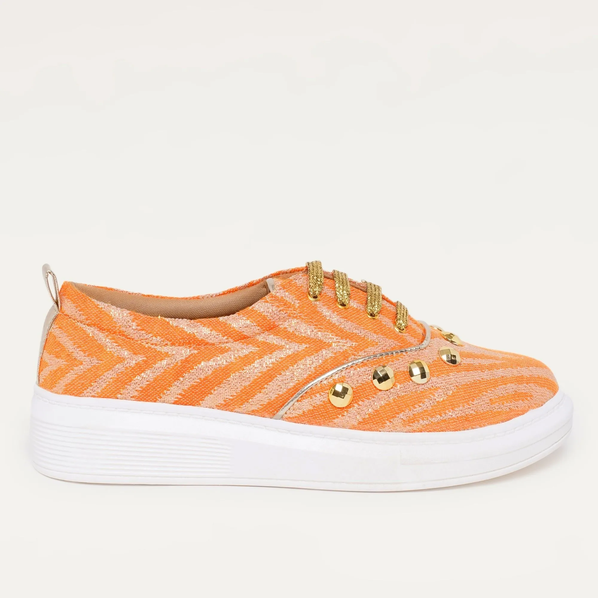 Juliet Sneakers in Royal Orange