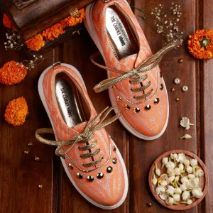 Juliet Sneakers in Royal Orange
