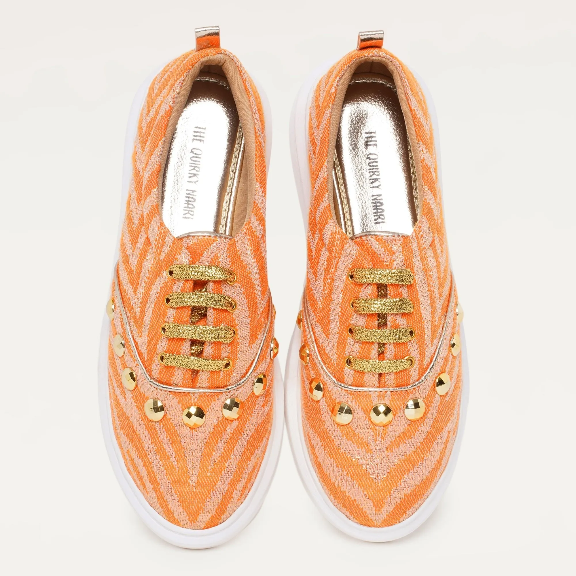 Juliet Sneakers in Royal Orange