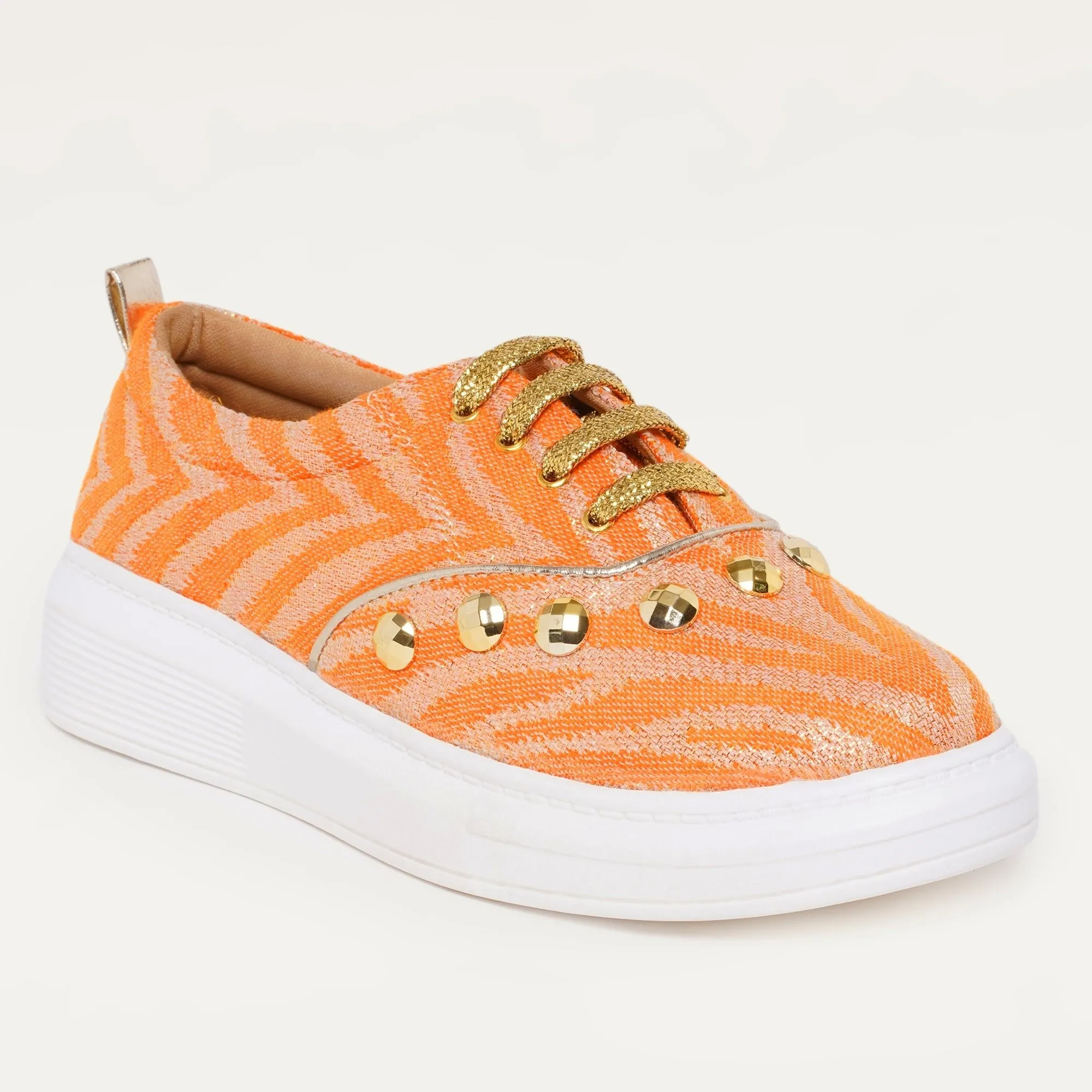 Juliet Sneakers in Royal Orange
