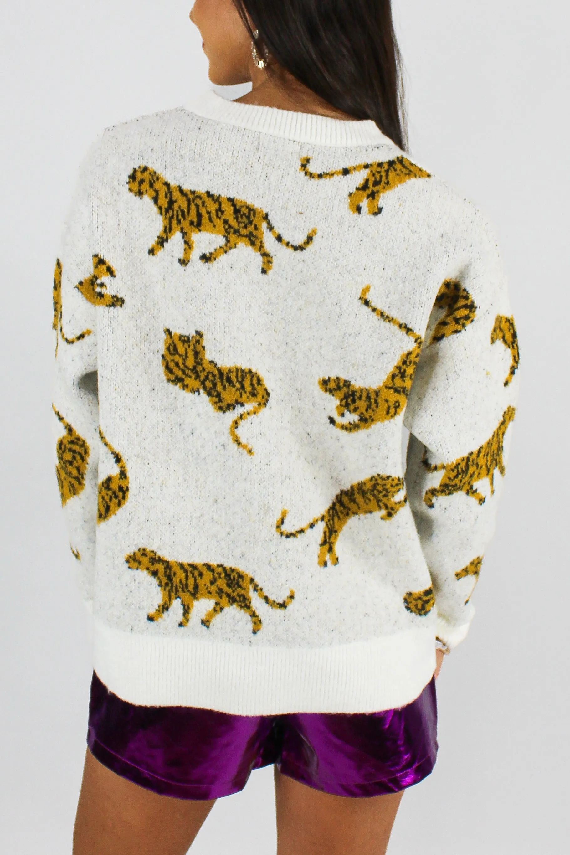 Live Love Tigers Sweater