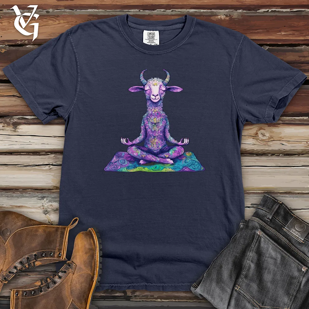 Llama Yoga Pose Heavy Cotton Comfort Colors Tee