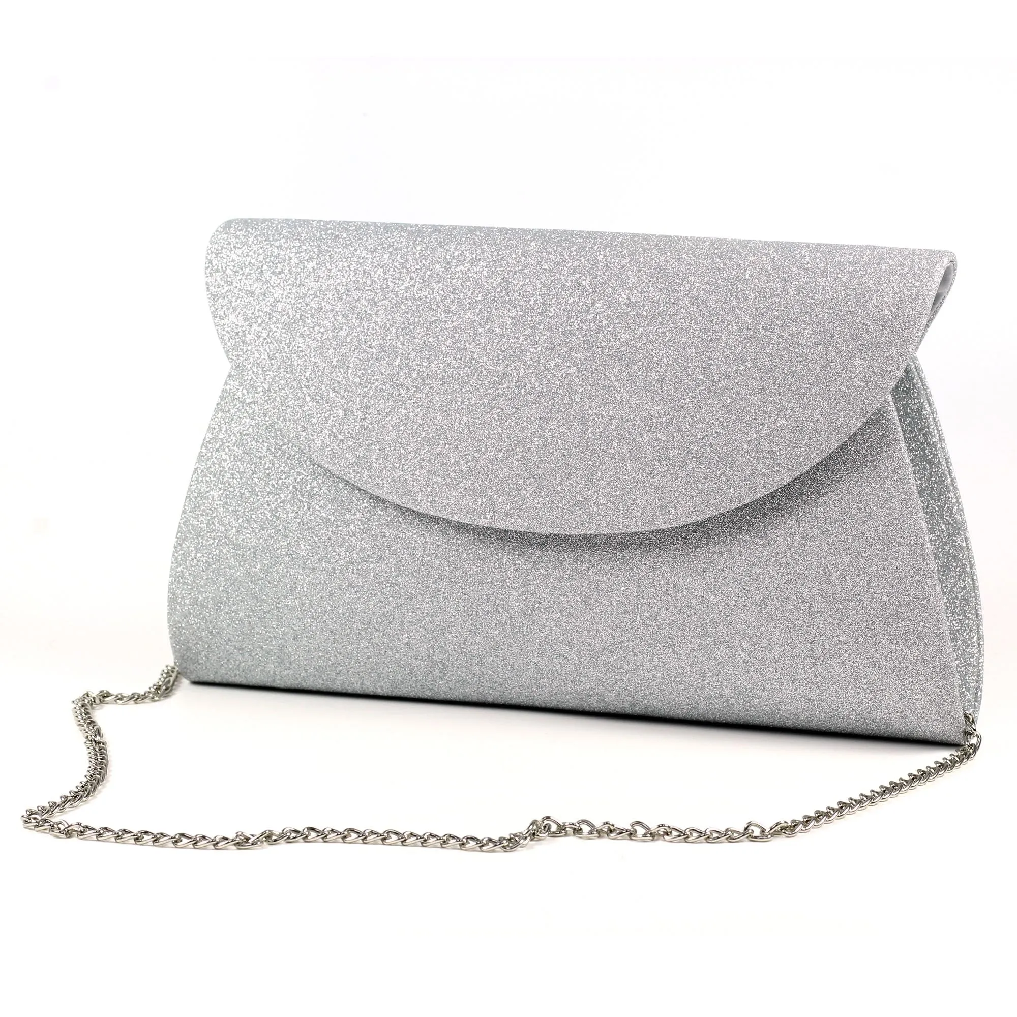 Lunar Sariyah Occasion Wear Matching Bag SILVER ZLR046SL