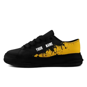Luxury Gifts,Personalized Canvas Sneakers, Custom Star Decorated Eyelet Shoes, Gift for Event, Club